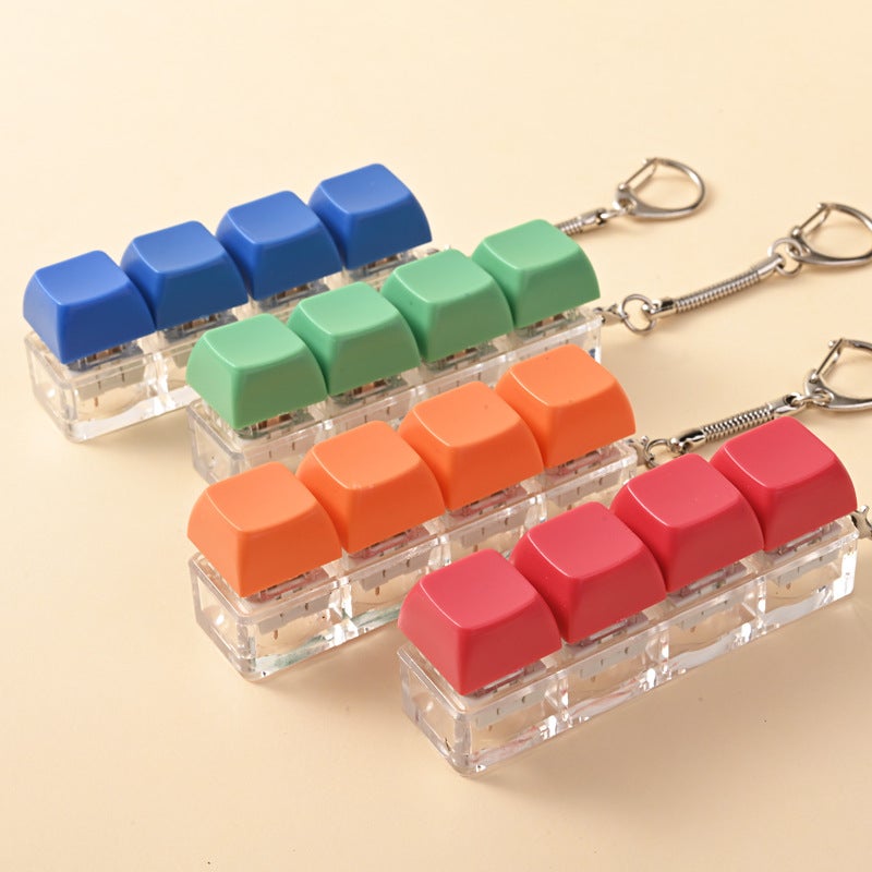 Pop Bubble Fidget Keychain Toy - Image 1