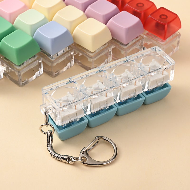 Pop Bubble Fidget Keychain Toy - Image 2