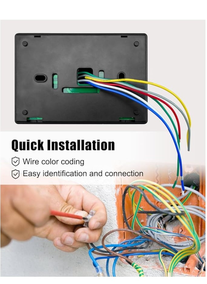AL RAMIZ - 83303862 Rv Thermostat Replacement for Heat/Cool T-Stat Wall Thermostat, Rv AC Digital Thermostat Fits for Coleman Mach, Temperature Adjustment from 37℃ to -1℃ - Image 1