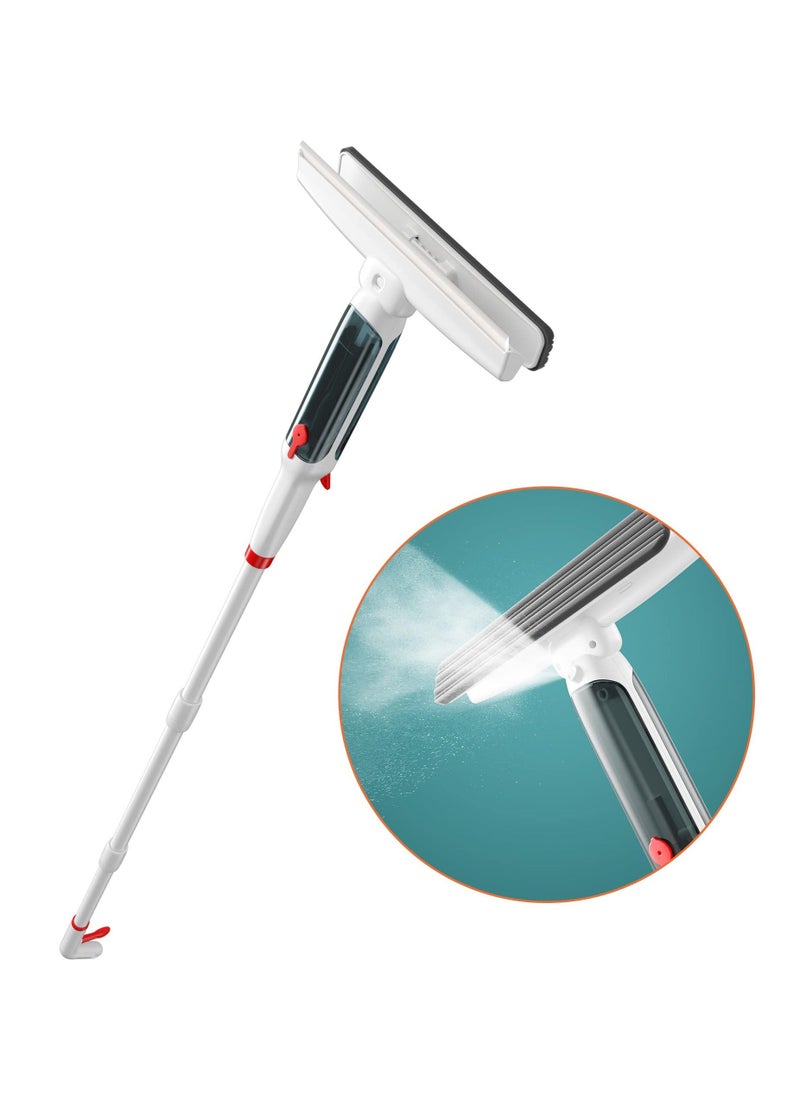 Generic - 60 inch Squeegee Window Cleaning Kit with Sprayer, Distinct Containers for Clean Water and Sewage, Extra Long Extension Rod, for Windows, Mirrors, Shower Glass Door and Cars - Image 1