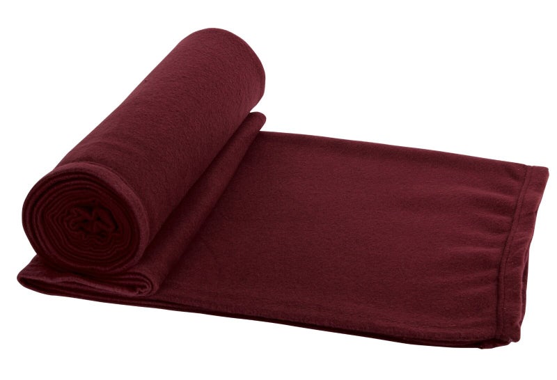 AAZEEM Polyester Single Bed Super Lite Blanket, Maroon - Image 5