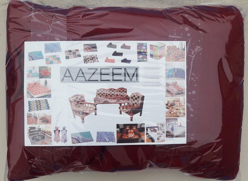 AAZEEM Polyester Single Bed Super Lite Blanket, Maroon - Image 2