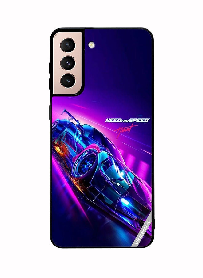 VR CREATIVE Protective Case Cover For Samsung Galaxy S21 5G Need For Speed Design Multicolour - Image 1