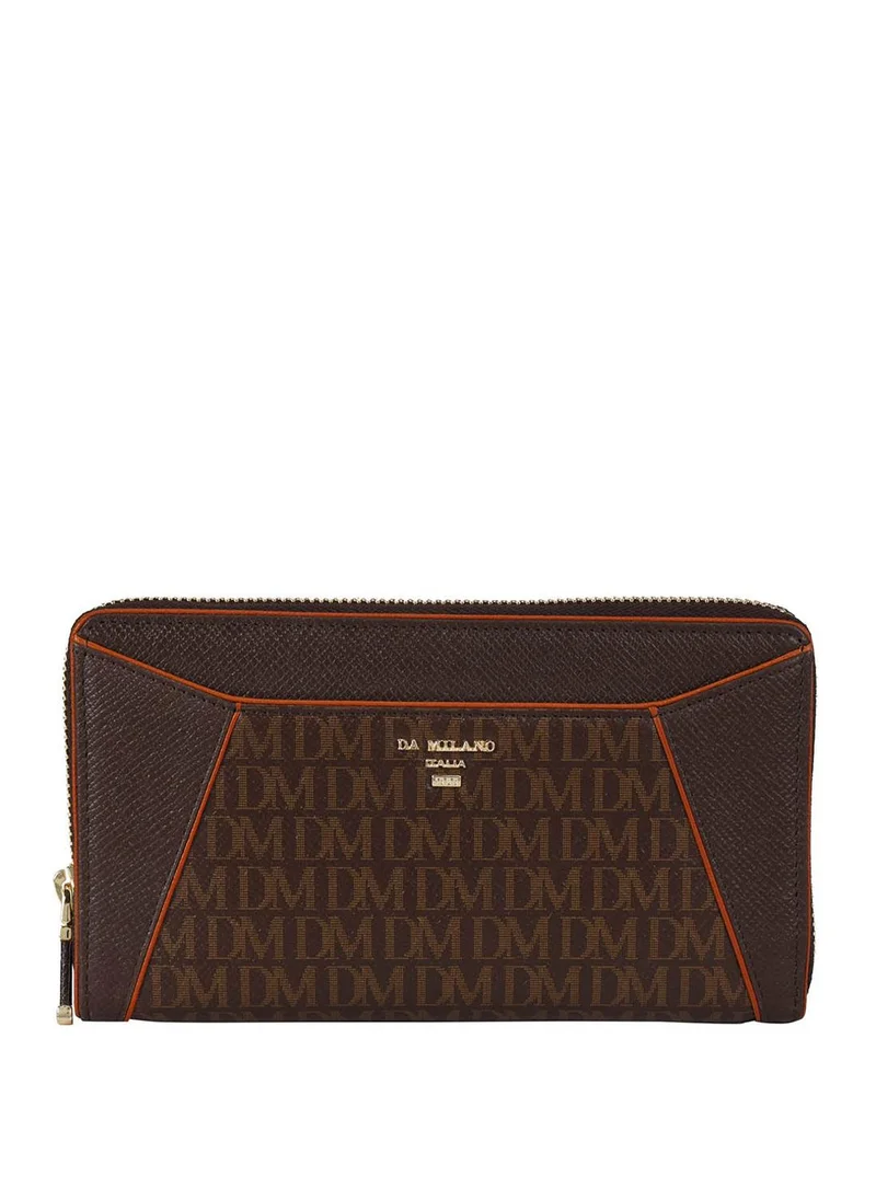 Genuine Leather Grey Ladies Wallet