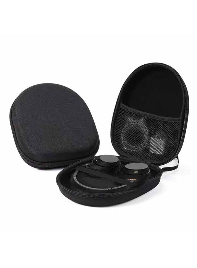 QIRG Fintie Hard Case for Sony WH-1000XM6/ WH-1000XM5/ WH-1000XM4/ WHXB910N/WH-CH720N/ WH-CH710N/ WH-CH520/ WH-CH510 Wireless Headphone - Travel Protective Cover Carrying Storage Bag (Black) - Image 1