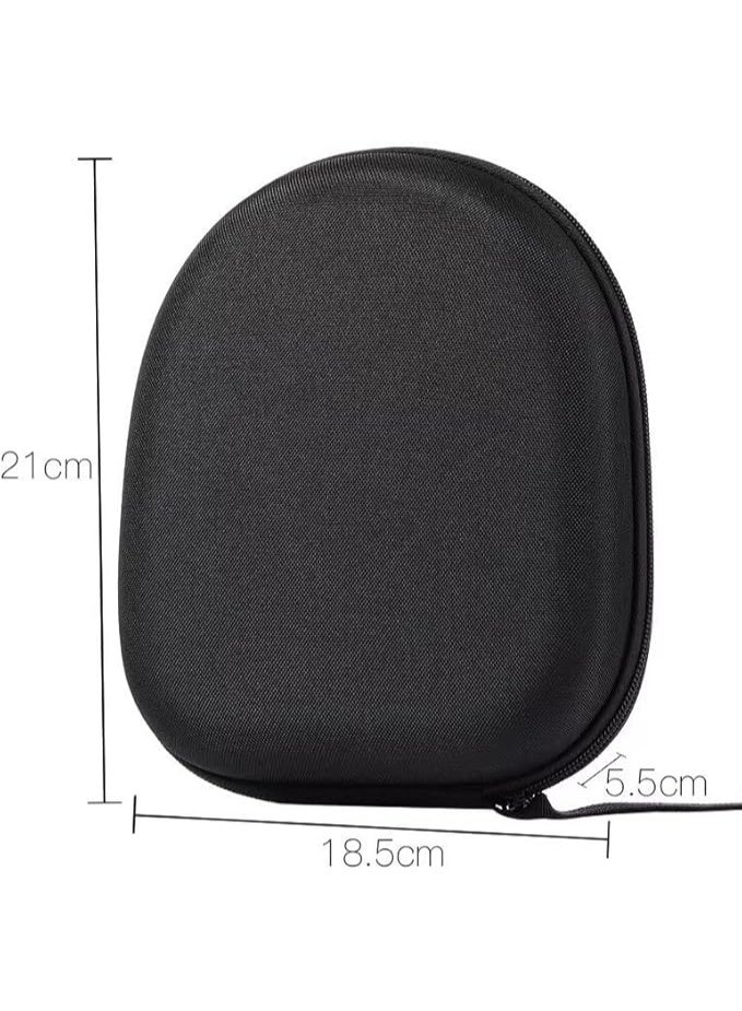 QIRG Fintie Hard Case for Sony WH-1000XM6/ WH-1000XM5/ WH-1000XM4/ WHXB910N/WH-CH720N/ WH-CH710N/ WH-CH520/ WH-CH510 Wireless Headphone - Travel Protective Cover Carrying Storage Bag (Black) - Image 3