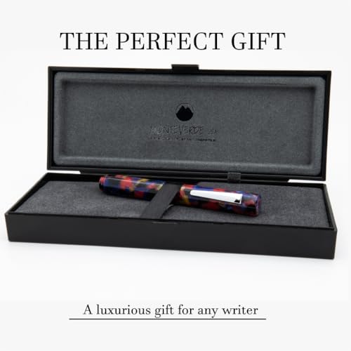 Monteverde MVP Liquid Rollerball Pen Red Puzzles - Medium Point - Compact & Versatile Mini Pocket Pen - Liquid Rollerball Technology - Cartridge & Eyedropper Fill - Image 5