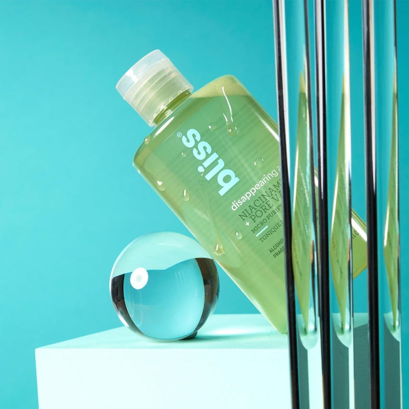 Bliss Disappearing Act Niacinamide Toner - 10 Fl Oz - Pore Vanish Complex - Purifies and Minimizes Pores - Alcohol-Free Face Toner - Clean - Vegan & Cruelty Free - Image 5