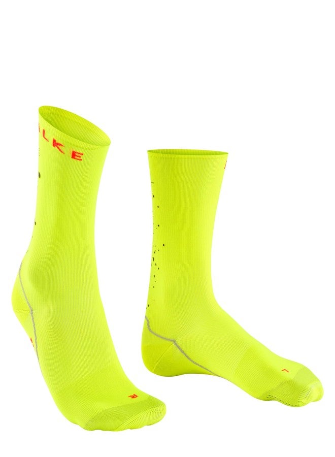 فلايك جوارب ركوب الدراجات FALKE BC Impulse العاكسة للجنسين، سريعة الجفاف وجيدة التهوية، تصل إلى منتصف الساق، مبطنة بشكل رقيق للغاية، خفيفة الوزن، لون أصفر (Lightning 1690)، مقاس 6.5-8.5، زوج واحد - Image 3