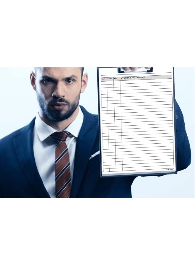 Premify To Do List, Activity Log Notepad, 50 Pages Activity To Write Title, Date, Time And Detail The Task Appointment, Work Log Daily Weekly Planner (A4 Tear Off Sheets)  - Image 3