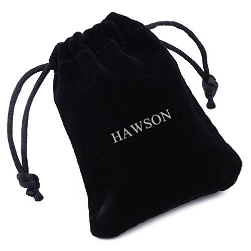 HAWSON Cufflinks and Tuxedo Studs Set with Gift Box, Silver and Gold Tone Cuff Links for Men's Shirt Wedding Business - Image 5