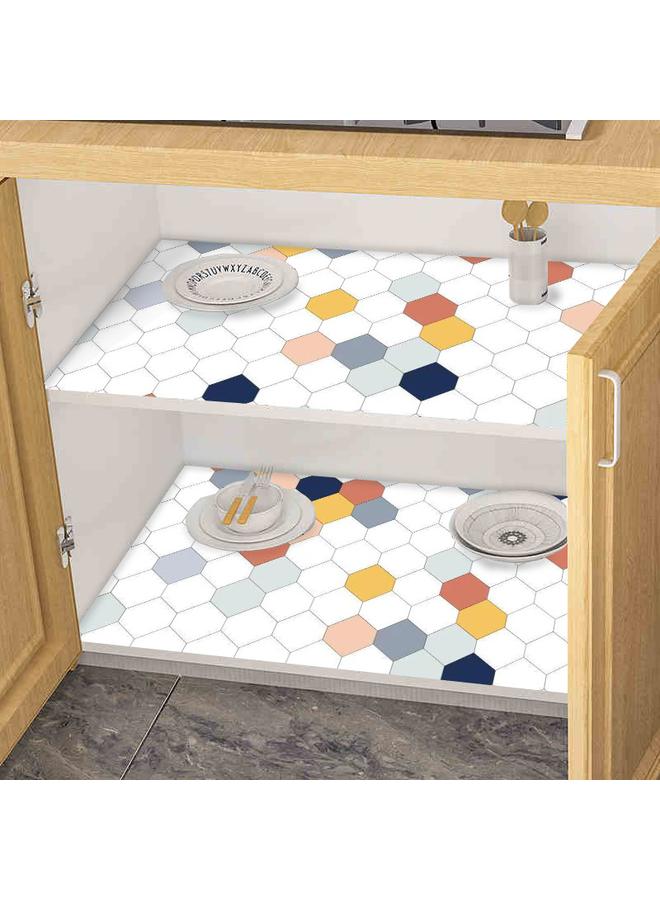 Bluejw Cabinet Moisture-proof Pad Kitchen Sticker Self-adhesive PVC Environmentally Friendly Oil-proof Moisture-proof Drawer Shoe Cabinet Pad Laying Film Dust-proof Pad Paper - Image 2