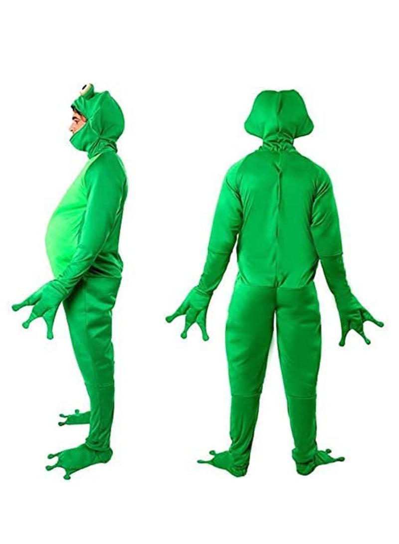 Cosplay Men's Frog Prince Cosplay Novelty One-piece Adult Animal Party Costume Set - Image 2