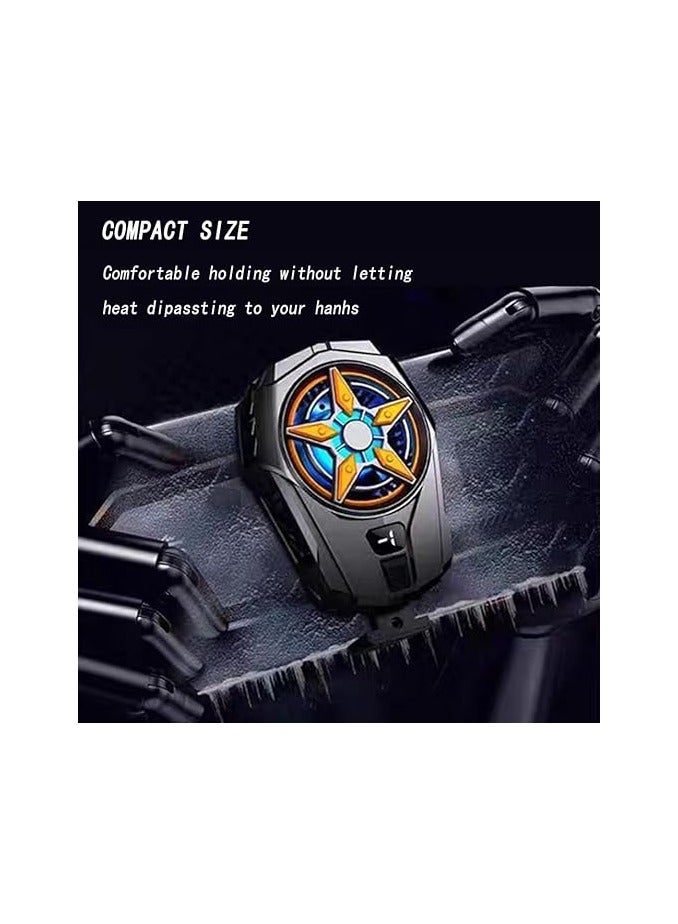 General Phone Cooler, Phone Cooling Fan for Gaming Fit All Types Smartphones，Mobile Phone Radiator with LED Temperature Display for Tiktok Live Streaming, Outdoor Vlog, Mobile Gaming  - Image 3