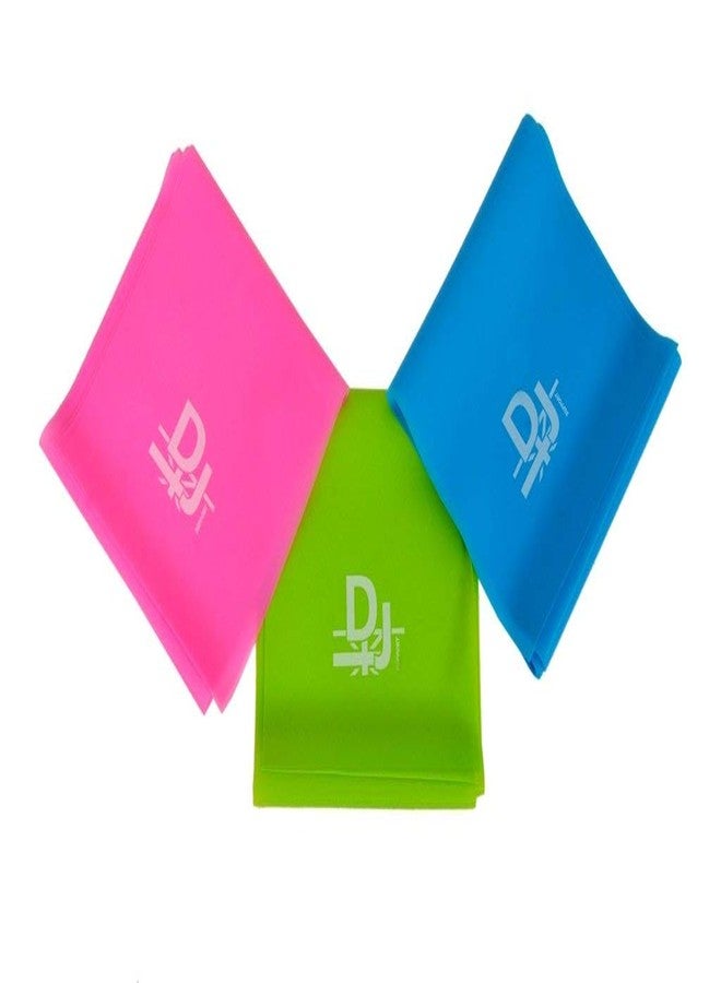 DJ Support Exercise Resistance Bands, (Pack of 3) - Image 1