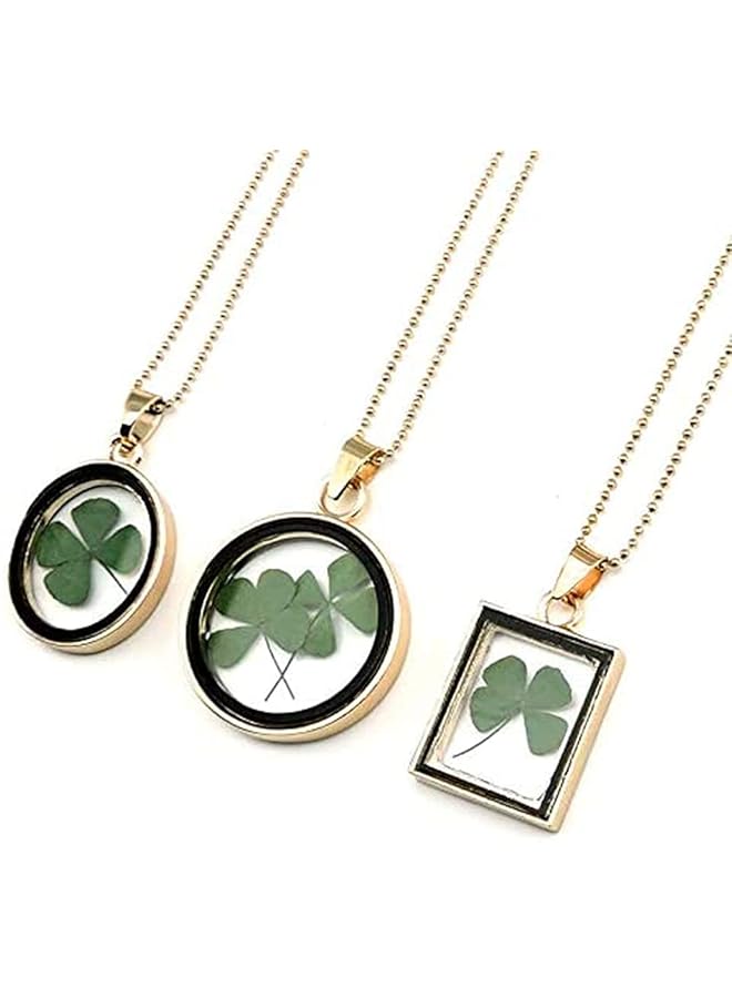 كوزي 12 قطعة من الزهور المجففة والنباتات المجففة الطبيعية وأوراق البرسيم المضغوطة وأوراق البرسيم المجففة ذات الأربع أوراق لصنع المجوهرات المصنوعة يدويًا من الراتنج وحرف فنية وزخارف الشموع المتنوعة وقلادات - Image 5