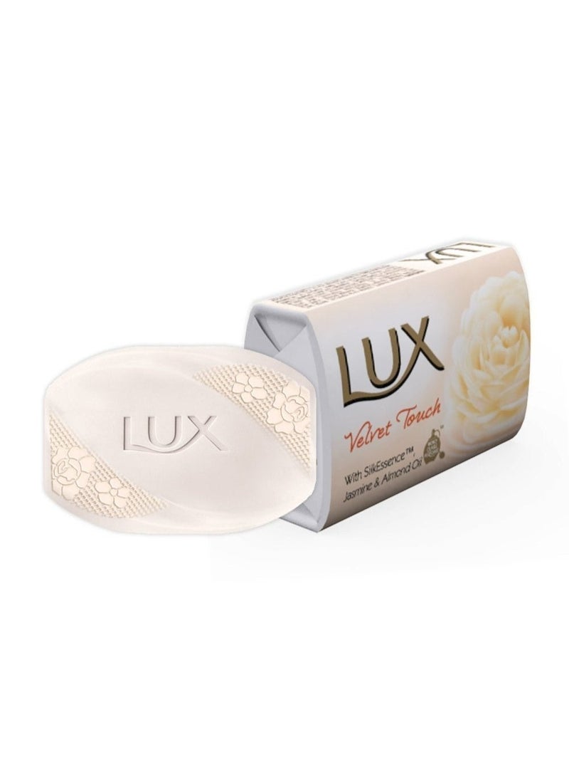Luvlap لوكس فيلفت تاتش صابونة، ياسمين وزيت اللوز، 150g (عبوة من 3) - Image 2