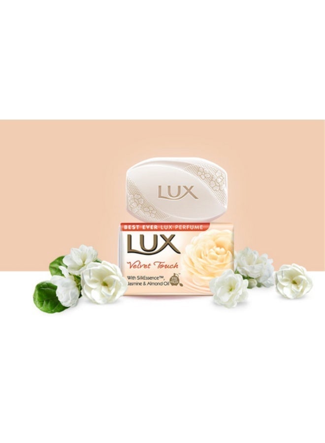 Luvlap لوكس فيلفت تاتش صابونة، ياسمين وزيت اللوز، 150g (عبوة من 3) - Image 3