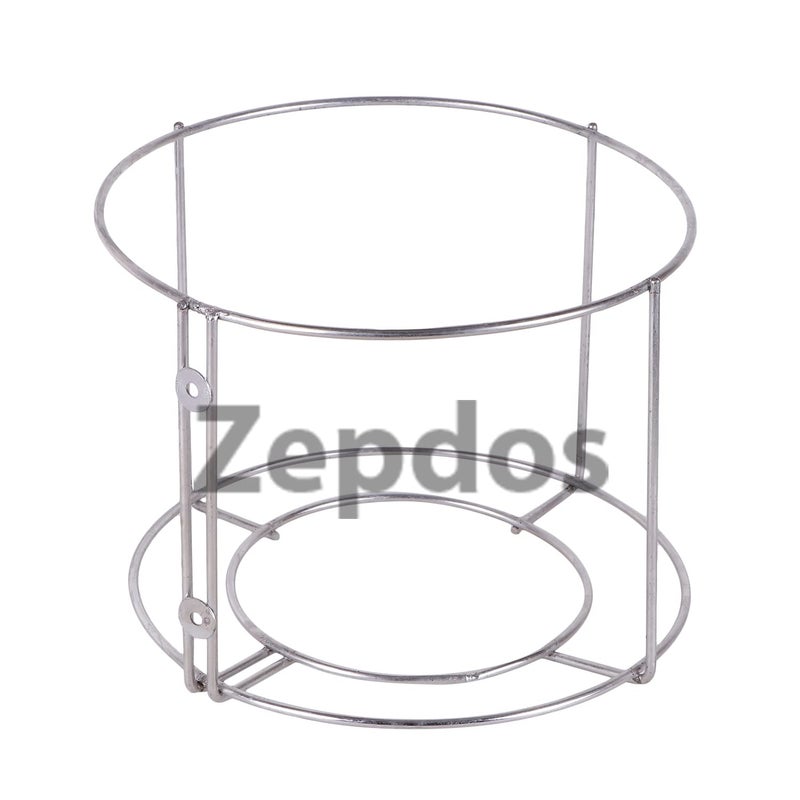Zepdos Zepdos Stainless Steel Bin Holder for Kitchen Dustbin Holder Bathroom and Office Dustbin Holder for kitchen Cabinet Door Mounted Rack Dustbin Stand for Kitchen Cabinet 10 Inch 2 Pc  - Image 5