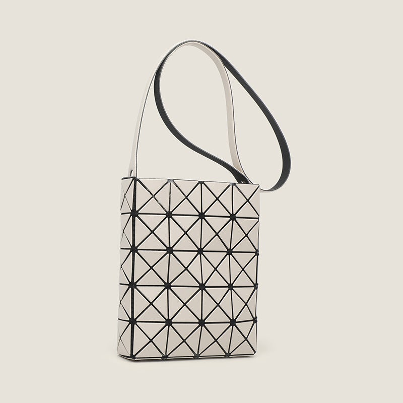 Japanese Small Square Geometric Quilted Bag Model Handbag Mobile Phone Bag Fashionable Mini Tote Shoulder Crossbody Bag - Image 5