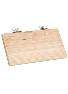 Sage Square Rectangle Natural Wood Platform 9"X4.5" - A Perfect Perch & Playground For Your Feathered Friend,Promote Physical And Mental Well-Being, Create A Natural Habitat For Your Beloved Bird'S  - Image 1