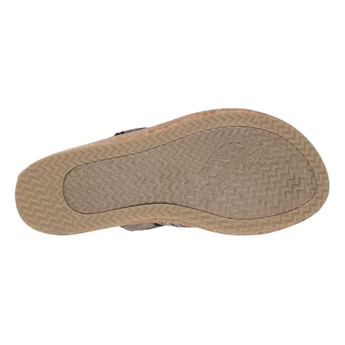Skechers womens ARCH FIT BEVERLEE-ALWAYS CLAS PEWTER Espadrille Wedge Sandal - 5 UK (119548) - Image 5