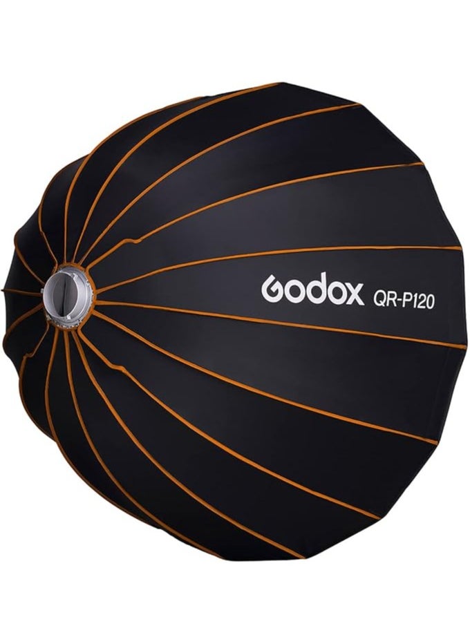 Godox - Godox Quick Release Parabolic Softbox 120 CM Bowens mount with Grid - Image 1