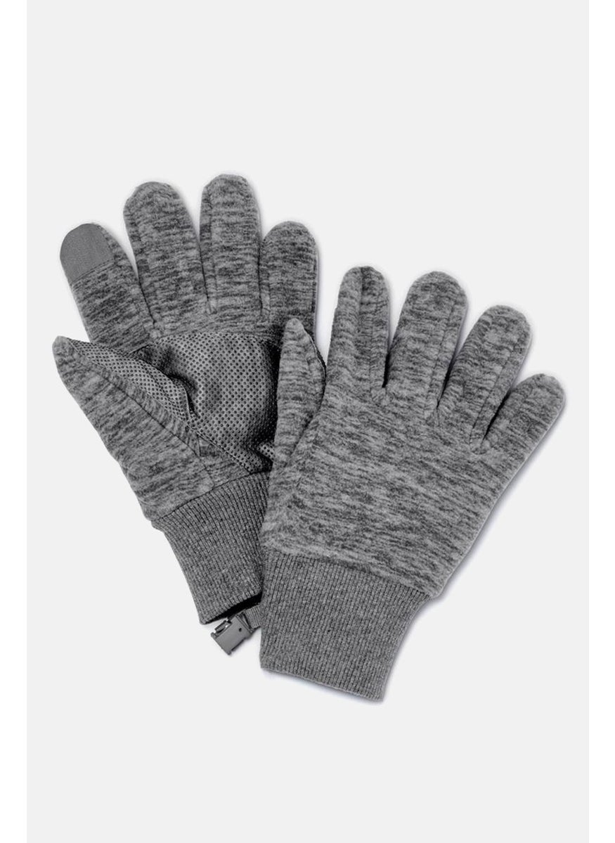 Tchibo Kids Boy 1 Pair Fleece Gloves, Grey  - Image 2