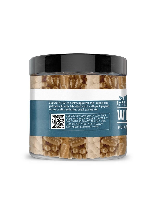 Earthborn Elements Willow Bark Extract (200 Capsules) Pure & Undiluted, No Additives - Image 2