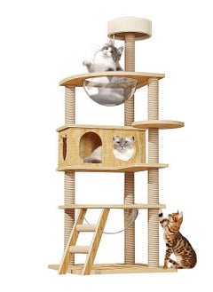 Cat Tree Cat Climbing Frame Cat Nest Cat House Solid Wood Large Cat Jumping Platform Column Cat Villa