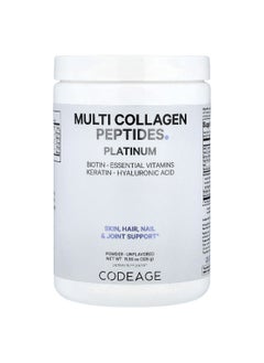 Codeage Codeage, Multi Collagen Peptides Powder Platinum, Unflavored, 11.5 oz (326 g)  - Image 1