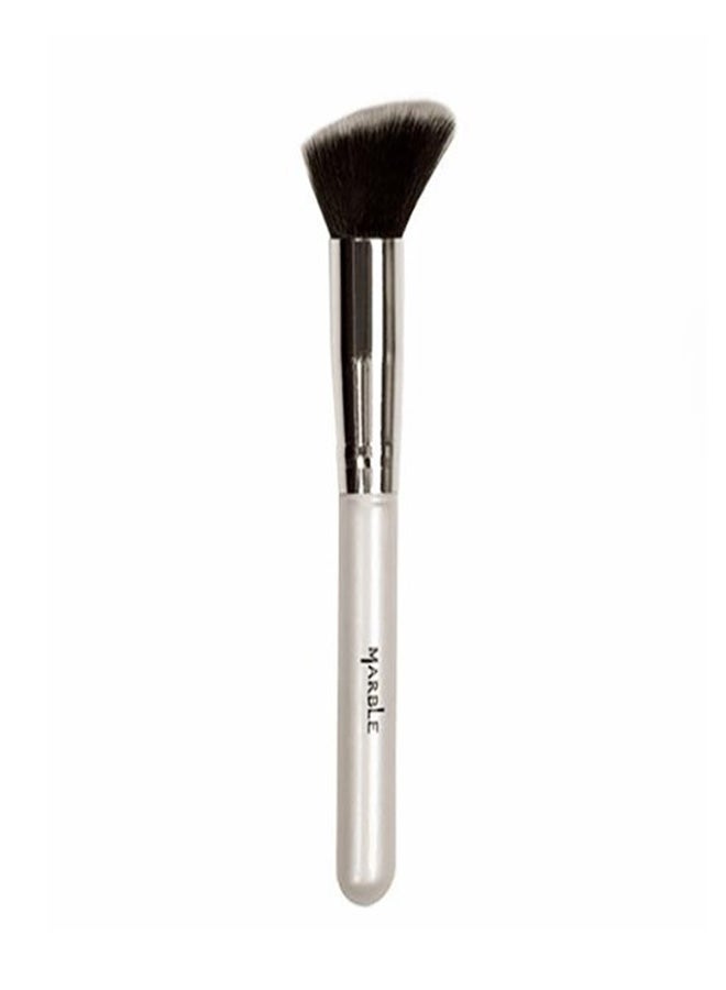 Blush Face Makeup Brush White/Silver