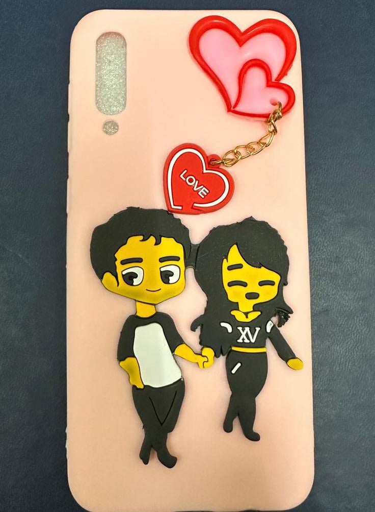 غطاء حماية لهاتف Samsung Galaxy A30S Love Boy Girl