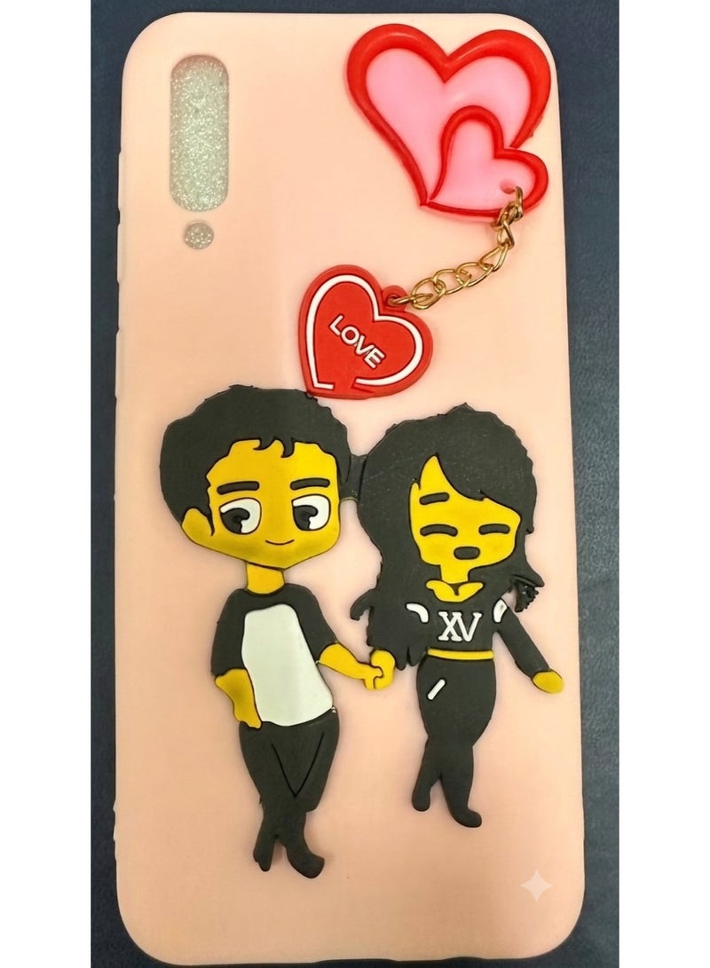 غطاء حماية لهاتف Samsung Galaxy A30S Love Boy Girl - Image 5