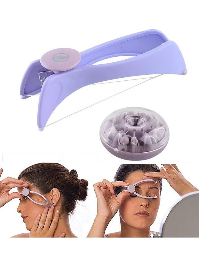 Facial Epilator for Women, Manual Face Hair Remover Device with 5 Pre-Cut Extra Strength Threads, Threading Hair Removal Epilators for Women Face and Upper Lip - Image 1