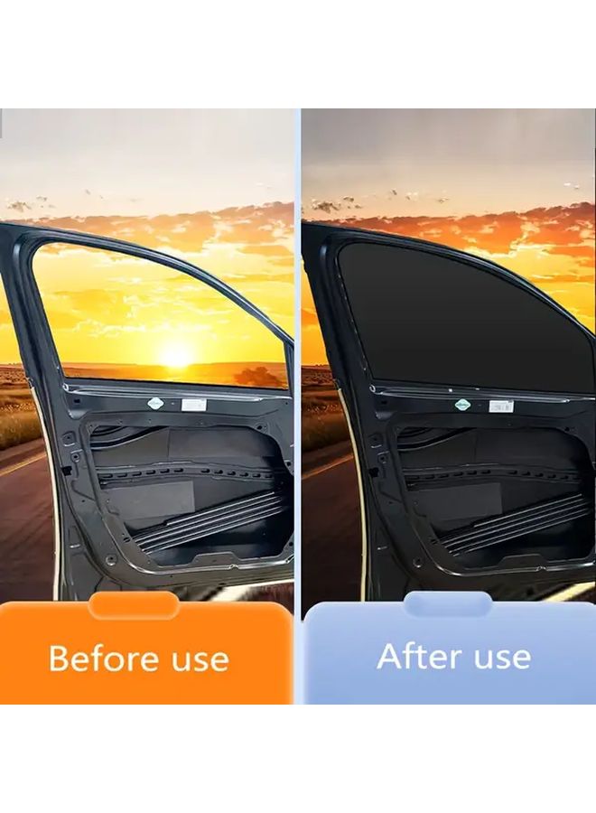 5pcs Magnetic Car Sunshade Side Shield Sun Protection Blackout Heat Insulation Curtain - Image 3
