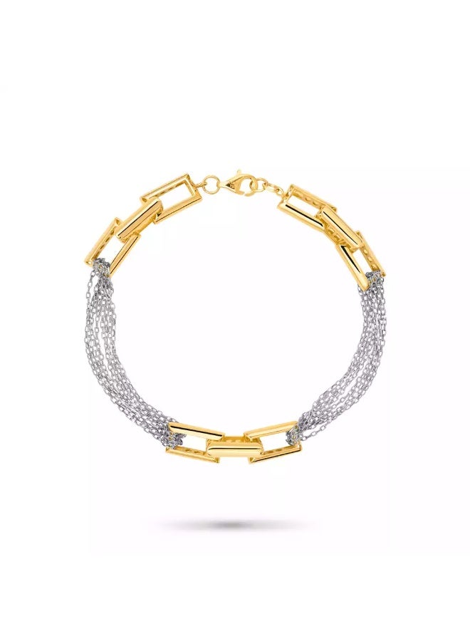 Ruby Art Gold 18K Pure Gold Bracelet for women  Nova art deco gold bracelet  - 8.89 Gram - Image 1