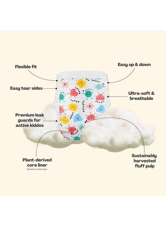 Hello Bello Premium Training Pants 3T-4T, All About Feelings Design, 22ct Jumbo Pack - Image 2