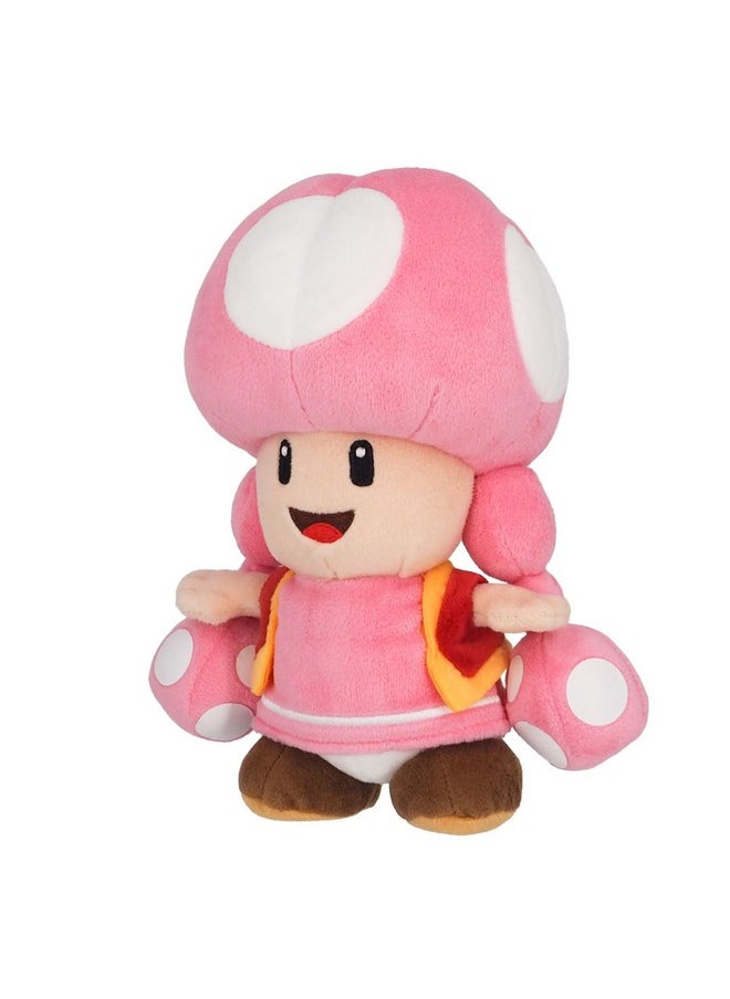 Sanei Super Mario All Star Collection Ac33 Toadette 7.5" Plush  - Image 1
