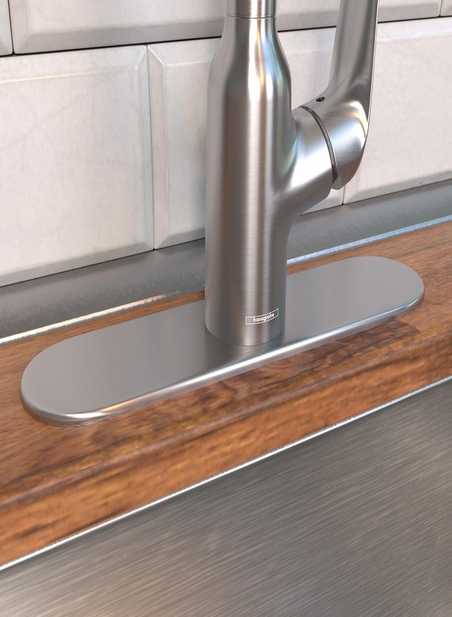 هانسجروهي لوحة قاعدة منسقة من هانزجروهي مقاس ١١ بوصة، سهلة التركيب، مصنوعة من الفولاذ المقاوم للصدأ، ١٤٠١٩٨٦١ - Image 2