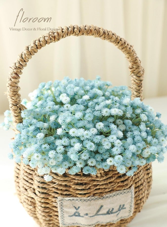 Floroom 18pcs Artificial Babys Breath Gypsophila Greenery Sprays, Real Touch Dusty Blue Fake Flowers for Wedding Bouquets Centerpieces Floral Arrangements and Decorations - Image 5