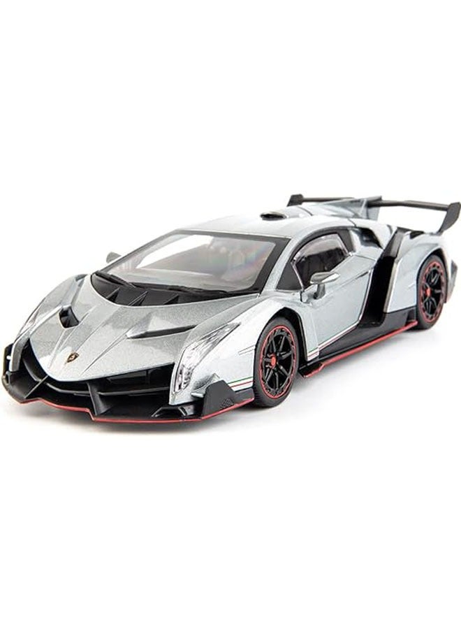 عام سيارة مصبوبة بقياس 1/24 لسيارة لامبورغيني فينينو الرياضية. تتميز هذه السيارة اللعبة بأبواب قابلة للفتح وعجلات أمامية يمكن توجيهها. - Image 1