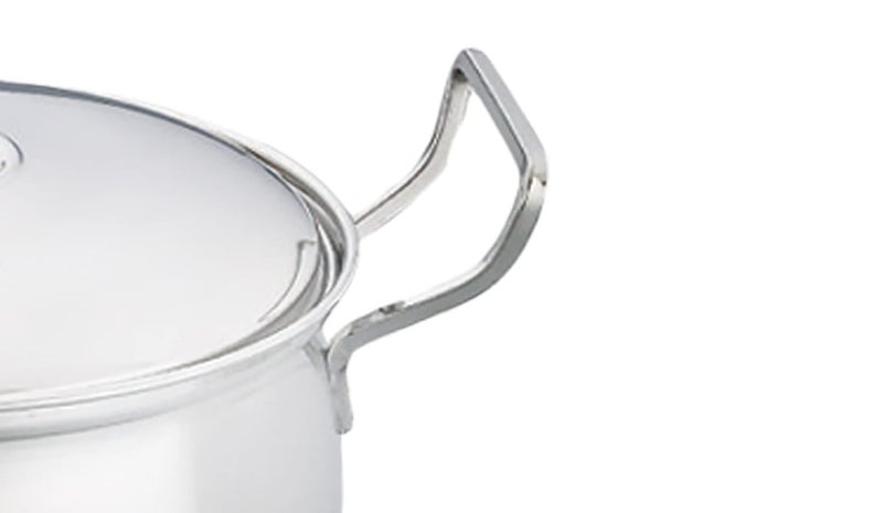 JVL Stainless Steel Copper Bottom PotHandi with Lid Handle Set 850 1300 2200 ml 3Piece Copper Bottom Handi Set for Cooking Handi Set for Kitchen Handi for Serving JVLBPCU1 - Image 4