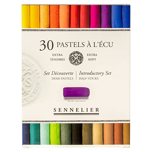 SENNELIER Savoir-Faire Sennelier Soft Pastels Half Stick Set 30/Pkg-Assorted - Image 1