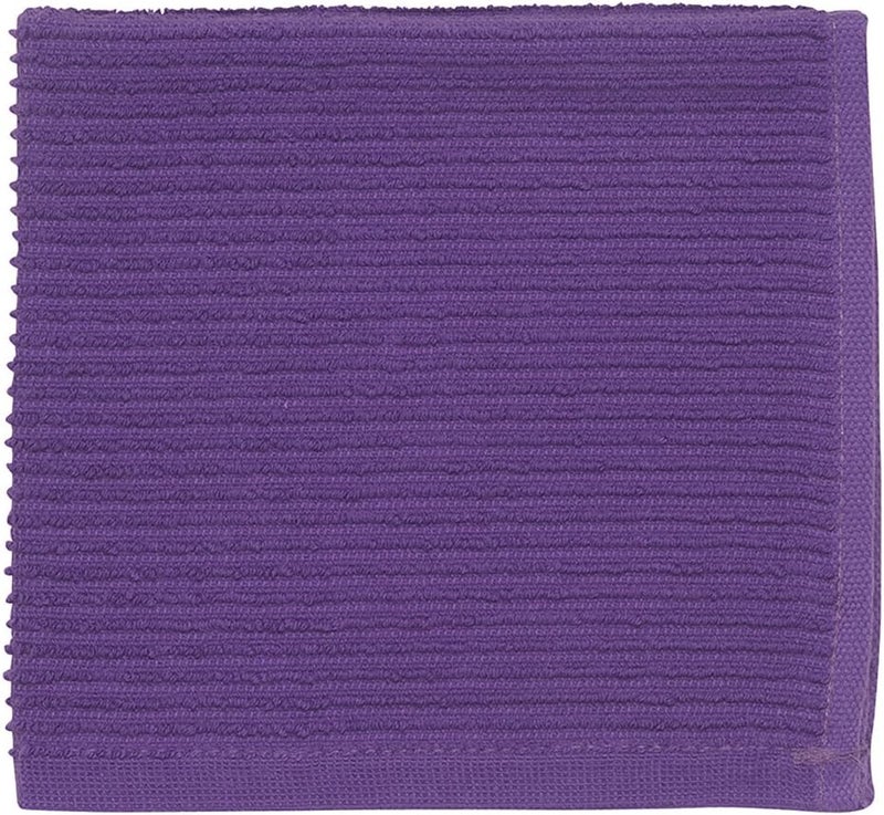 Now Designs Ripple Kitchen Dishcloth, Set of 4, Prince Purple - Image 2