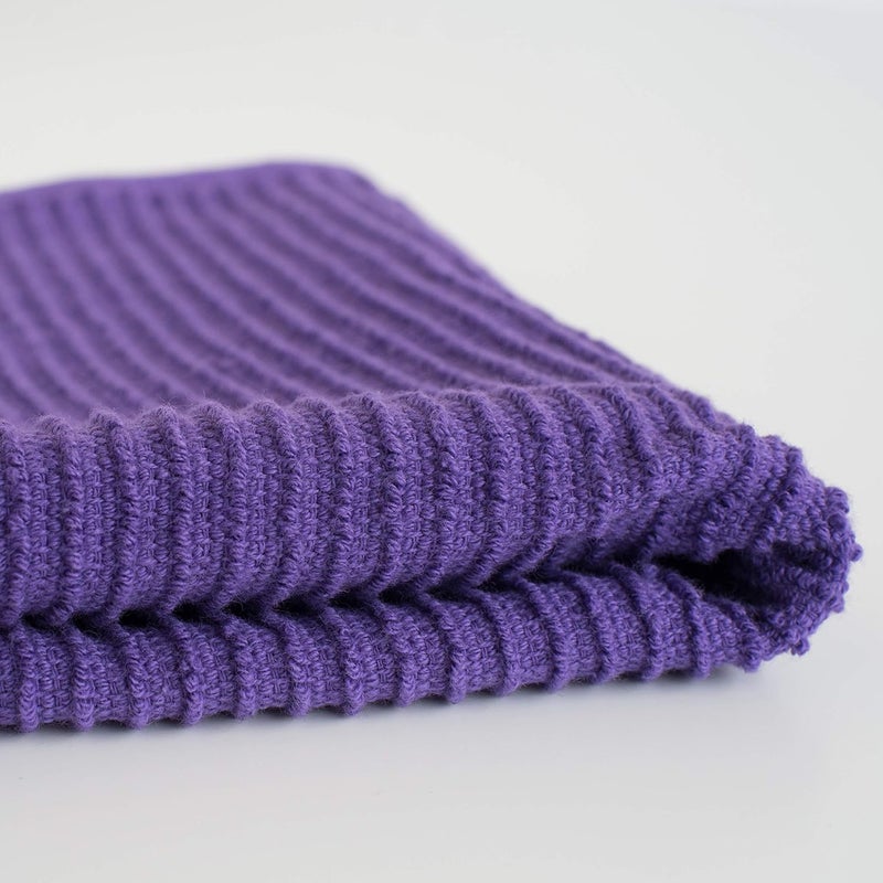 Now Designs Ripple Kitchen Dishcloth, Set of 4, Prince Purple - Image 3