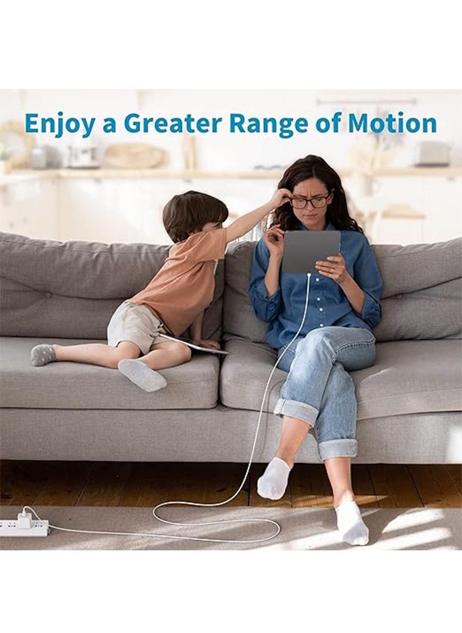 Ocean - USB C to USB C Charging Cable 2M 60W, Fast Charging Compatible With iPhone 15 White - Image 1