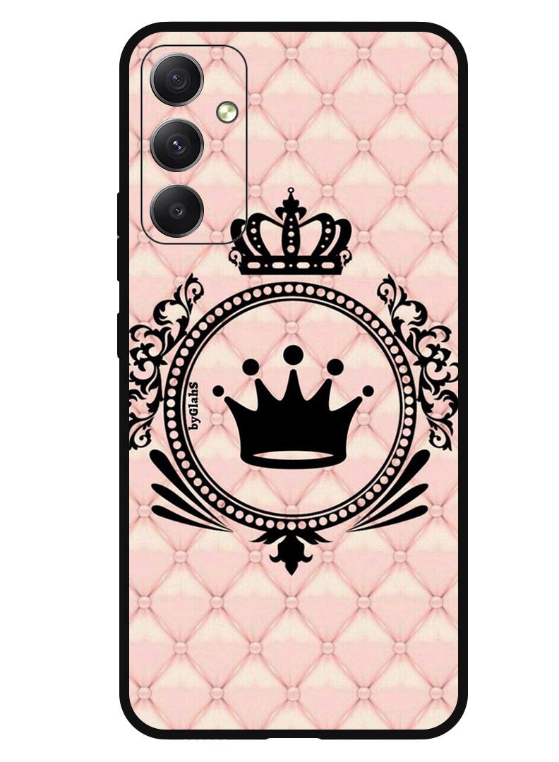 Theodor Protective Case Anti Scratch Shock Proof Bumper Cover For Samsung Galaxy F14 Princess Crown - Image 1