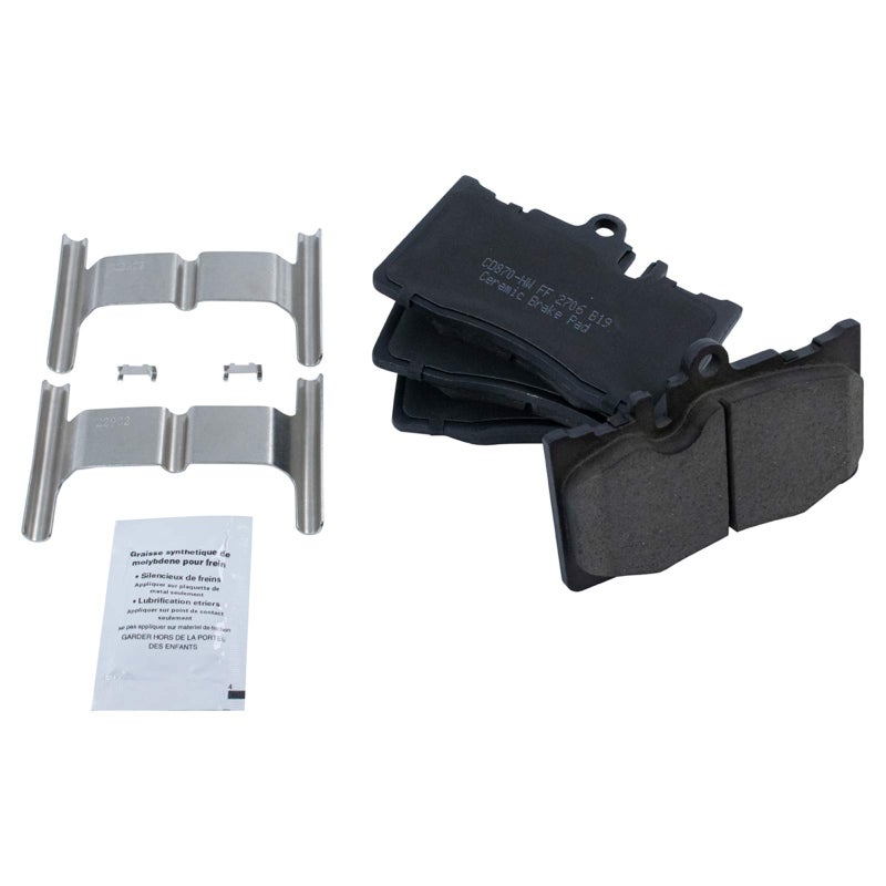 TRQ Front Brake Pads Ceramic Compatible with 20012006 Lexus LS430