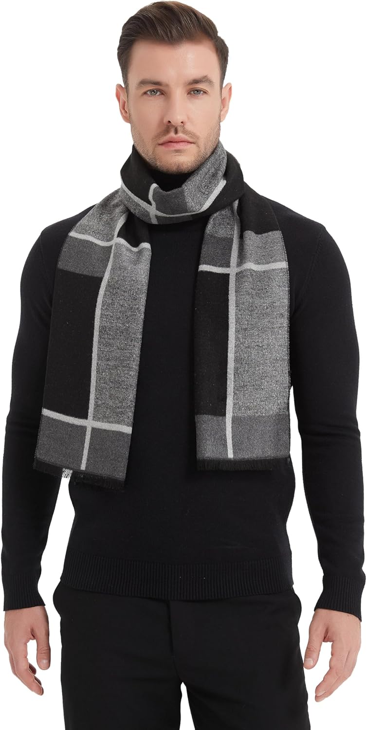 EP Mode Men's Winter Scarf, Cashmere Feel, Super Soft & Warm - Image 2